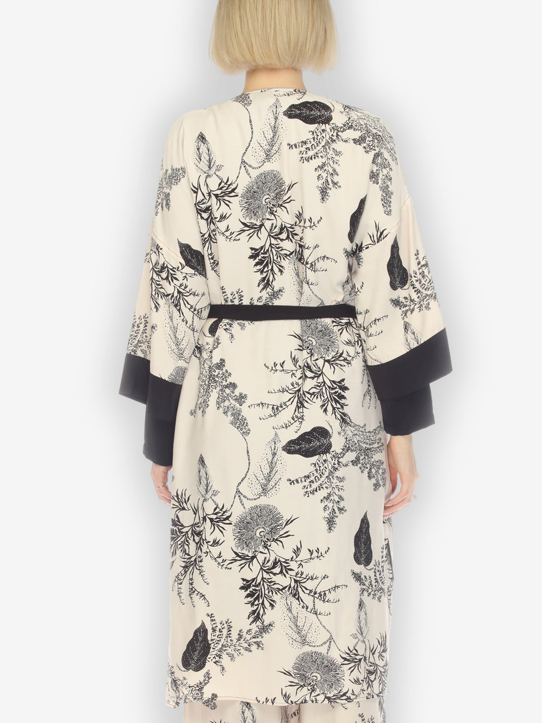 Black and Cream Robe/Duster