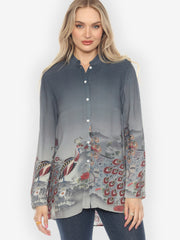Peacock Paradise Classic Tunic - XS