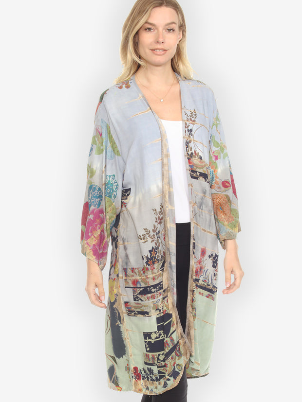 One of a Kind Tie Dye Kimono Jacket - 1X