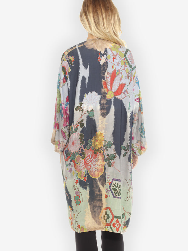 One of a Kind Tie Dye Kimono Jacket - 1X