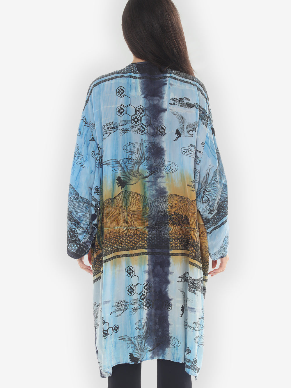 One of a Kind Tie Dyed Kimono Jacket -4X