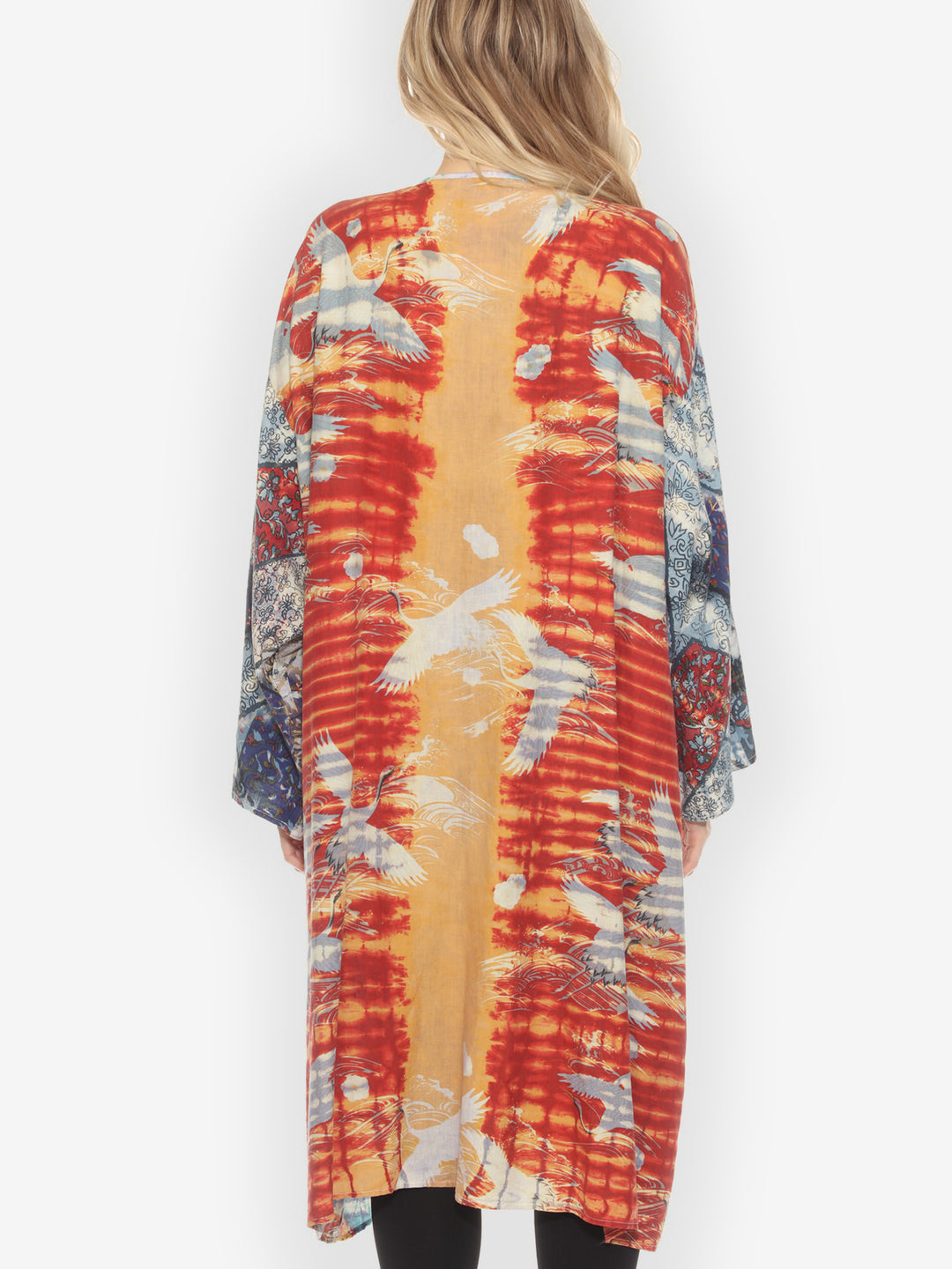One of a Kind Tie Dyed Kimono Jacket - 3X