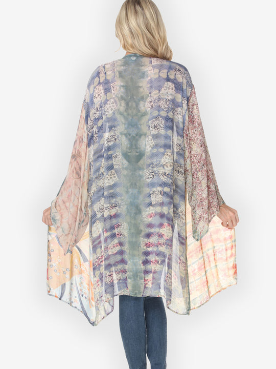One of a Kind Tie Dyed Kimono Jacket - 4X