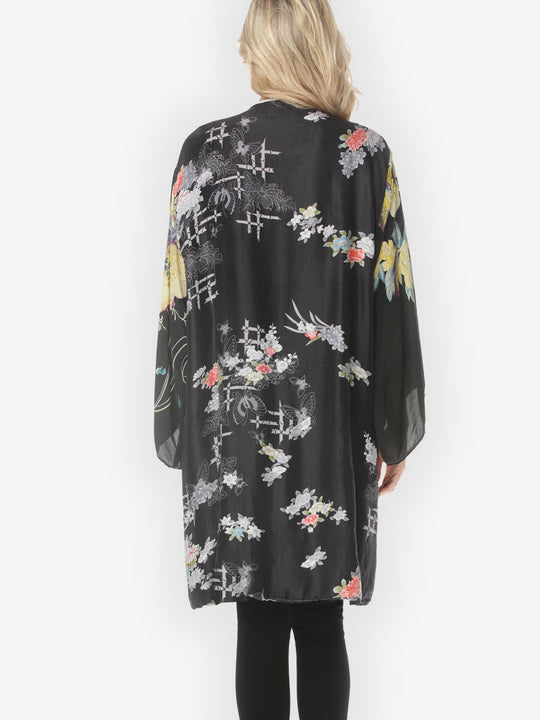 One of a Kind Tie Dyed Kimono Jacket - 0X