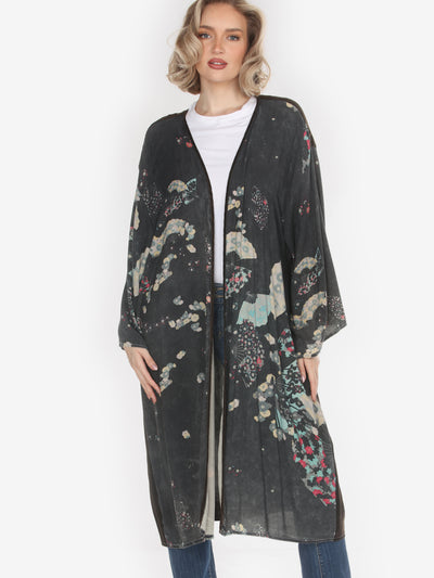 One of a Kind Silk Kimono Jacket -4X