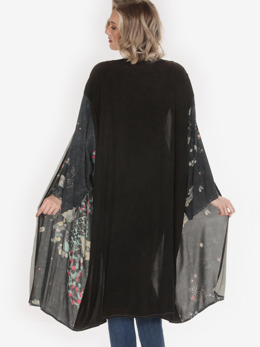 One of a Kind Silk Kimono Jacket -4X