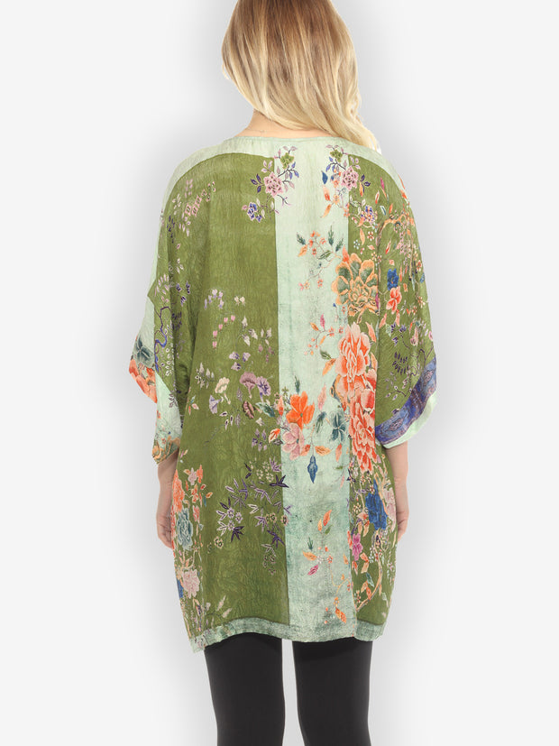 Queen Royal Cloak Silk Blend Pullover Tunic