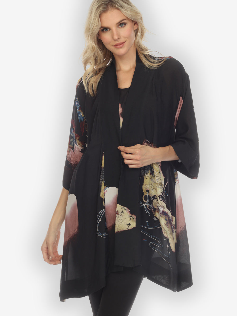 Butterfly Landscape Placement Kimono