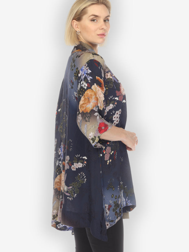 Garden of Hope Silk Kimono