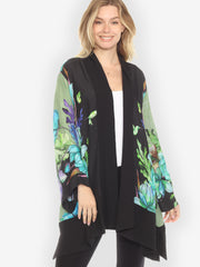 Lotus Sunny Breeze Silk Kimono Jacket - M
