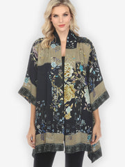 Queenly Radiant Charm in Vintage Silk Kimono