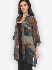 Tapestry Wisteria Kimono Jacket