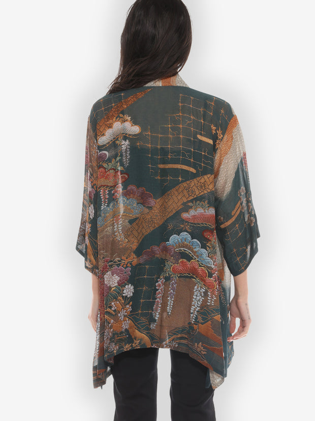 Tapestry Wisteria Kimono Jacket