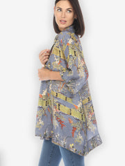 Water World Silk Kimono Jacket