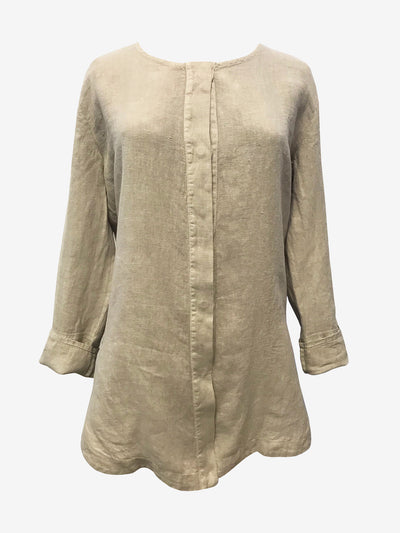 Natural 100% Linen Shirt
