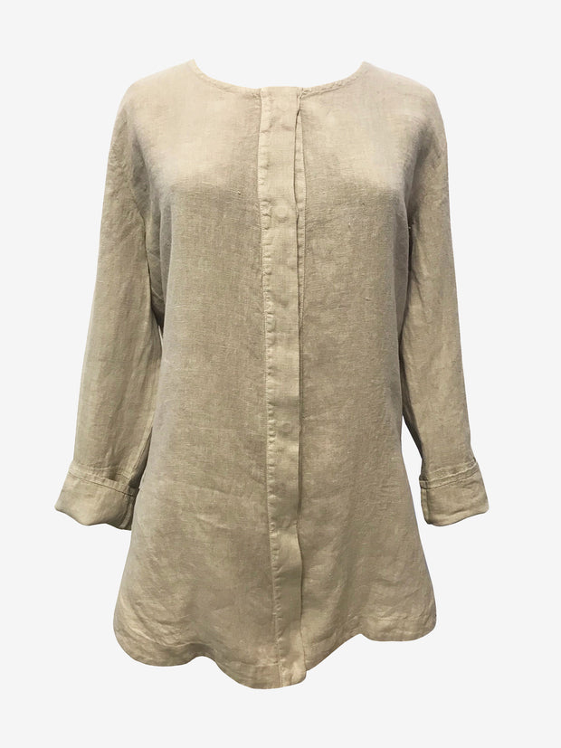 Natural 100% Linen Shirt