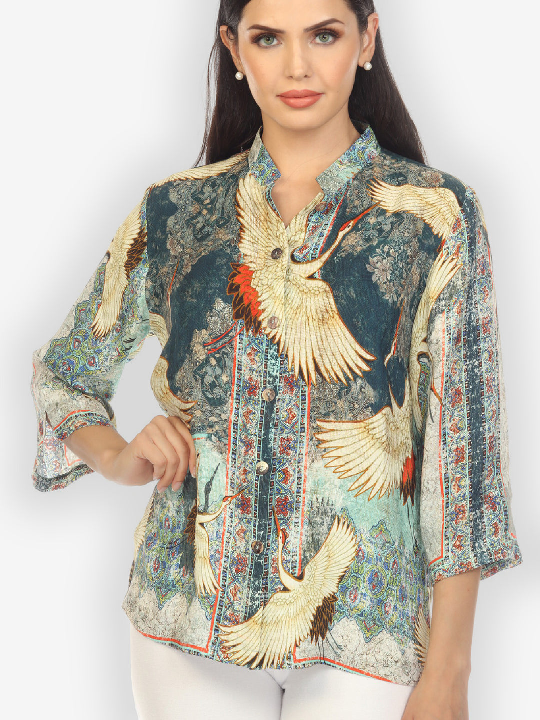 Crane Vintage Silk Blouse