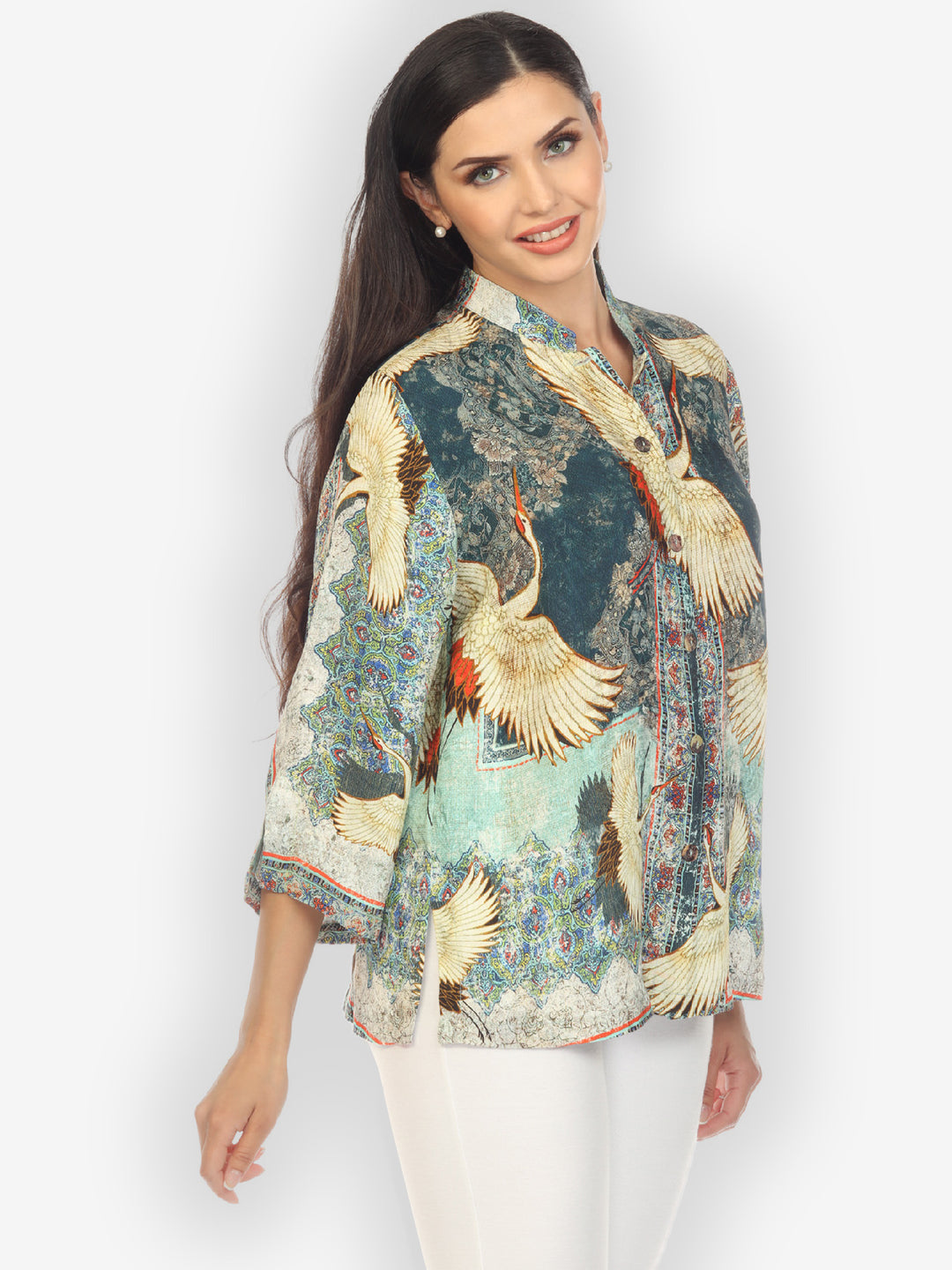Crane Vintage Silk Blouse