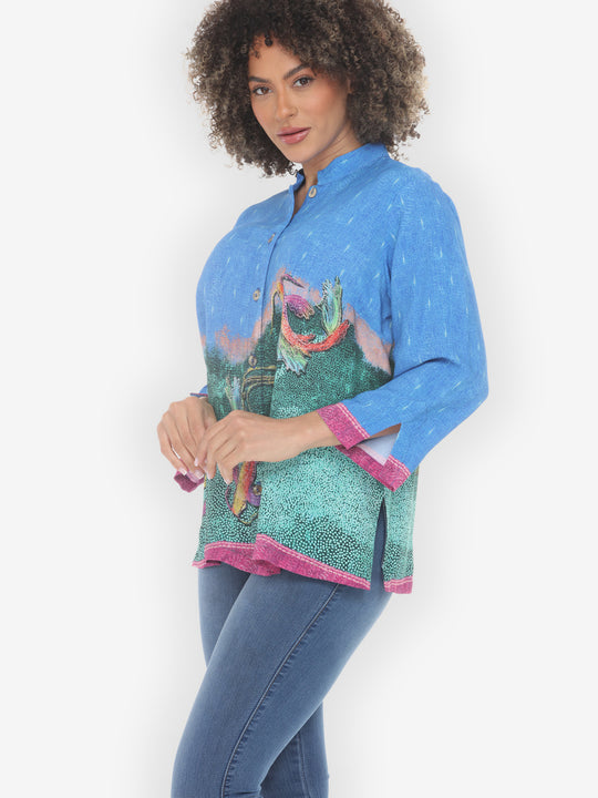 Dreaming Water Koi Blouse