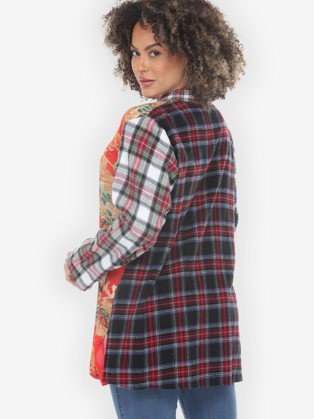 Flannel Patch Shishi Art Flannel Shirt - XL