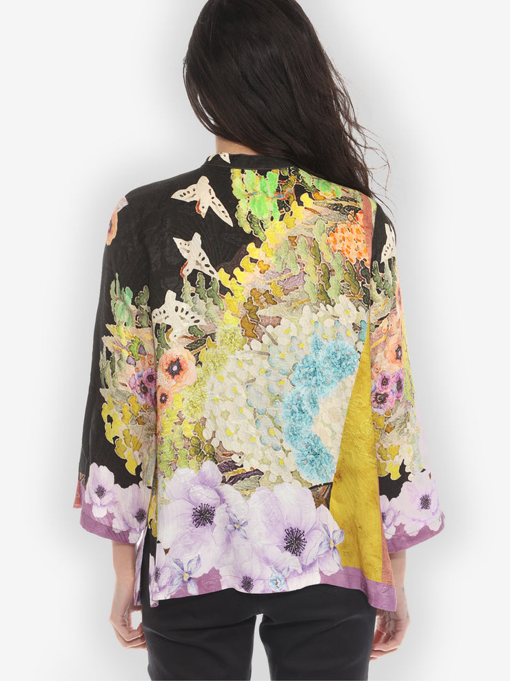 Fairy Tale Landscape Silk Blouse