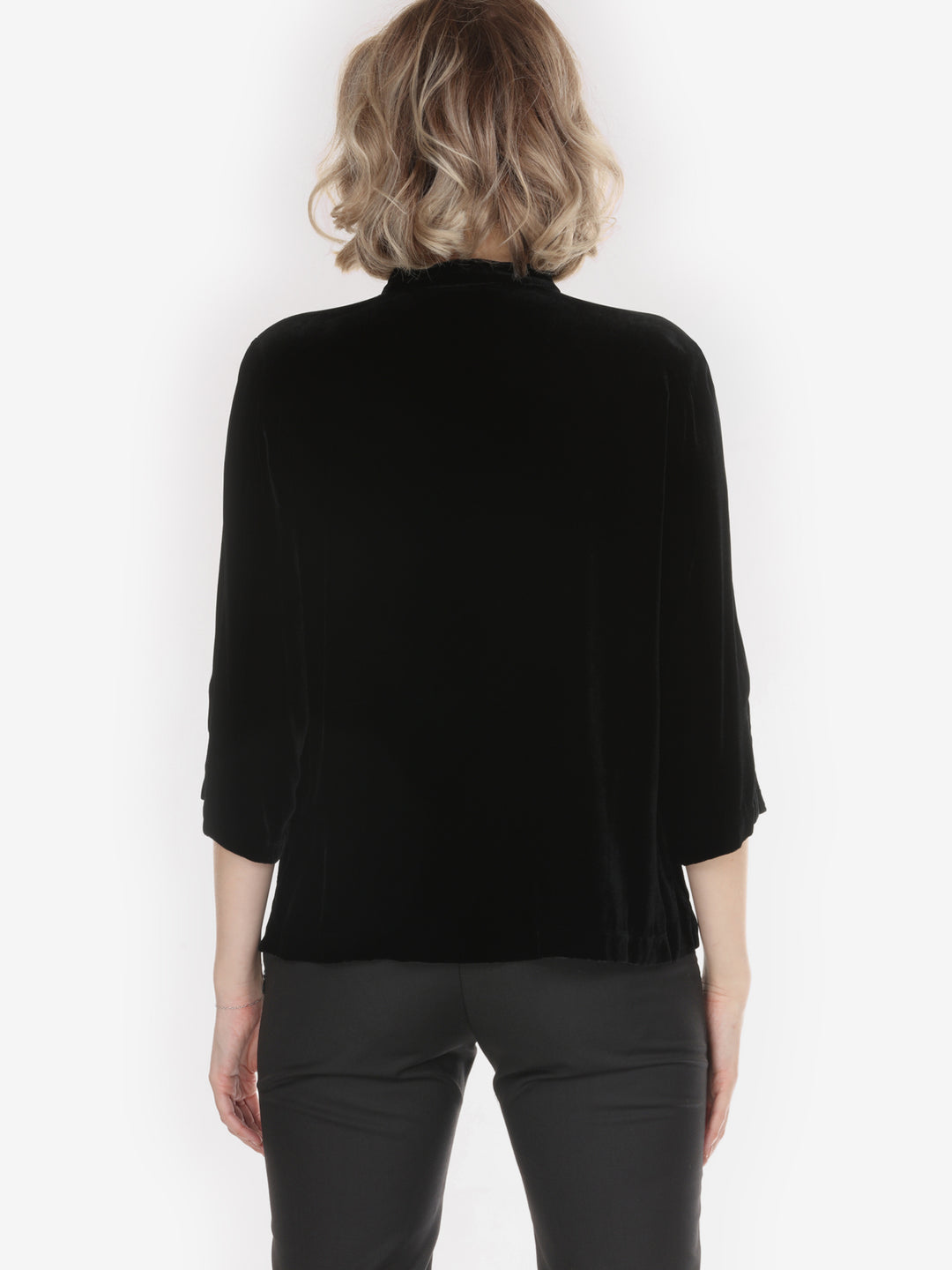 Citron Classic Velvet Blouse/Jacket