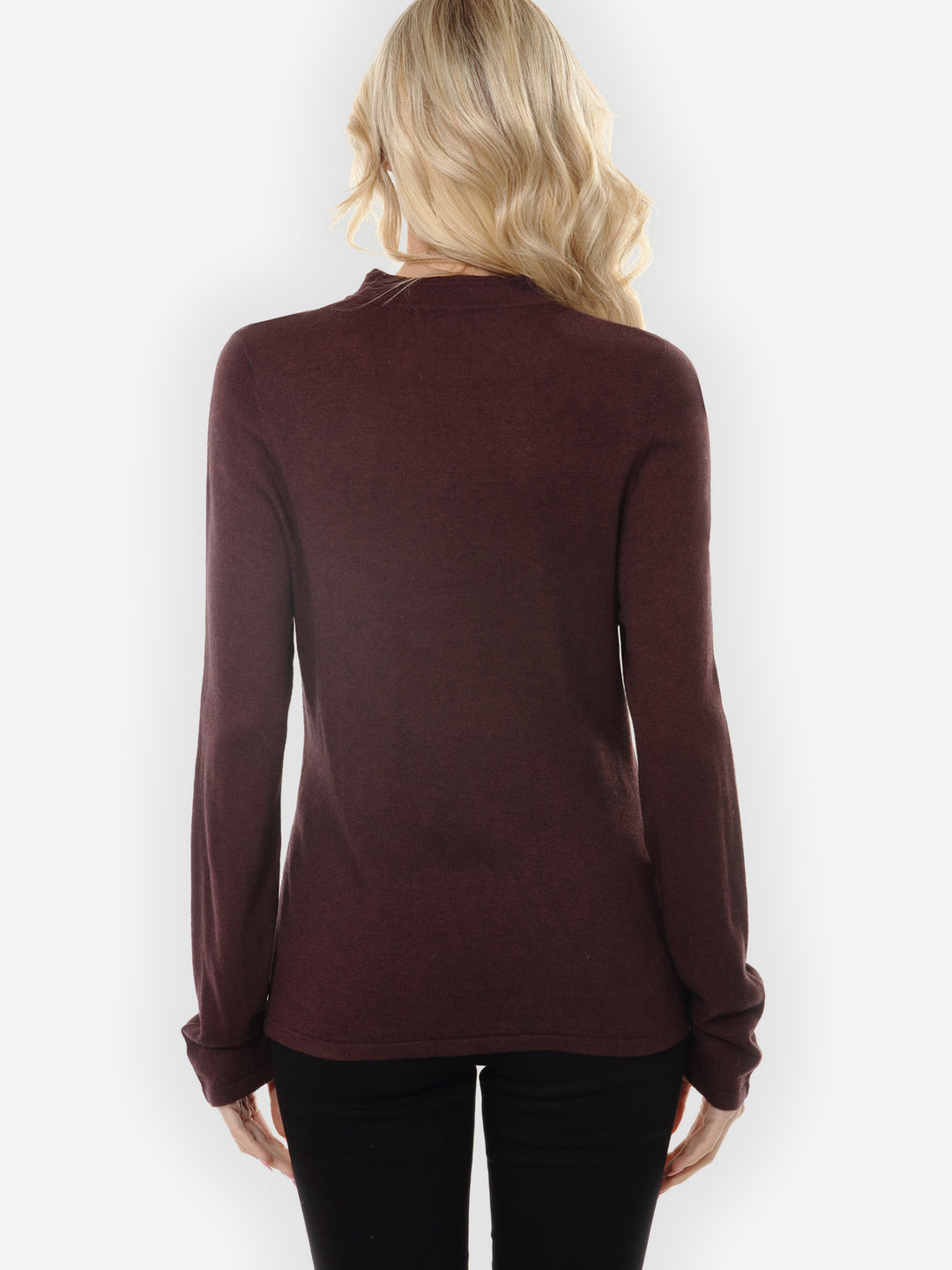 Cashmere Soybean Brown Pullover Top
