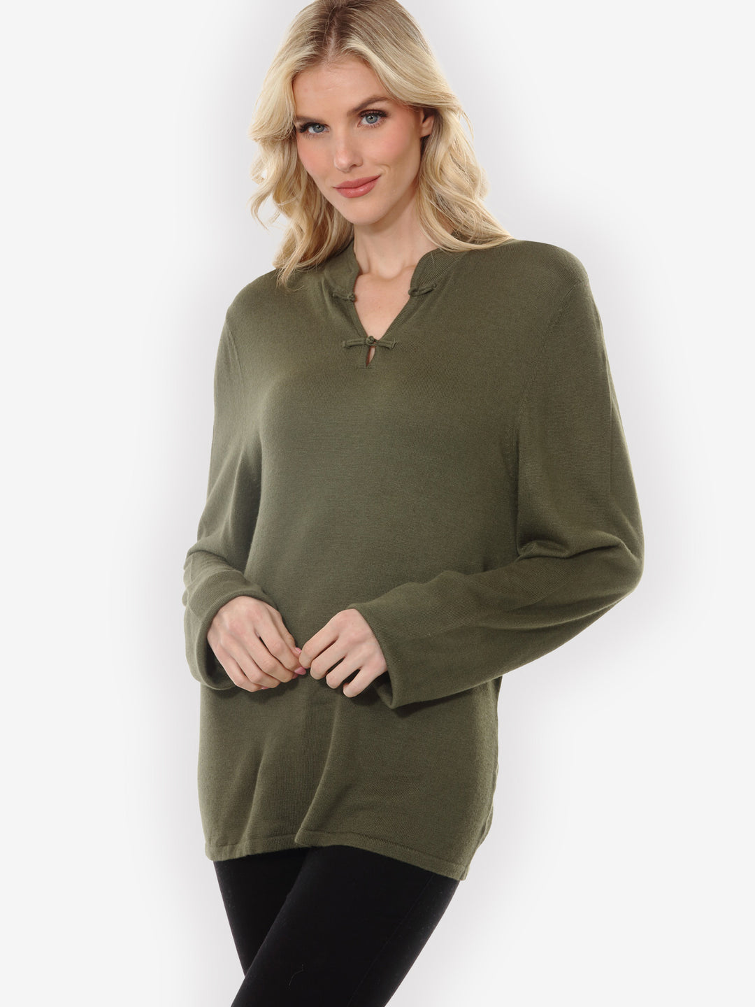 Cashmere Soybean Dark Moss Green - XL