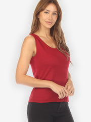 Cashmere Soybean Red Tank Top
