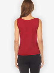 Cashmere Soybean Red Tank Top