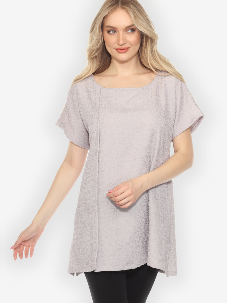 Comfy Essential Pullover Tunic- L