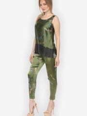 Butterfly Art Cheerful Green Tank Top - XS; S