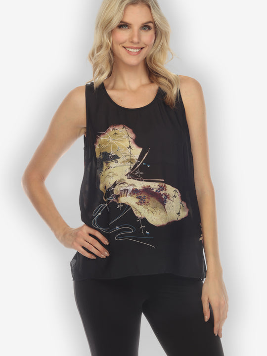 Butterfly Landscape Placement Kimono