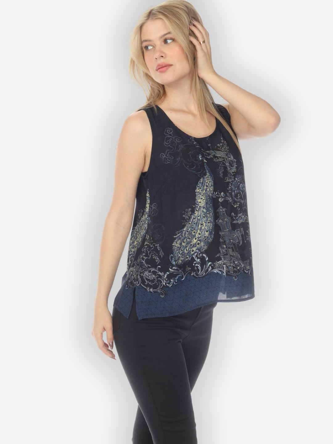 Chinoiserie Japan Tank Top