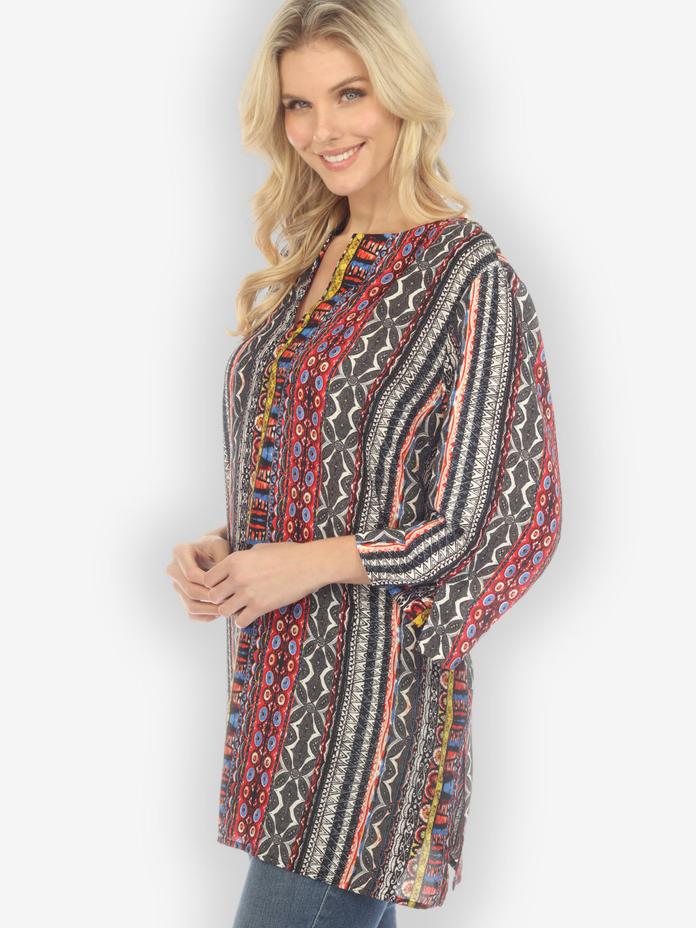 African Carnival Citron Style Pullover Top