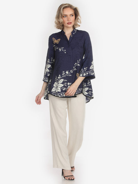 Euphoria Indigo Tummy Tuck Shirt