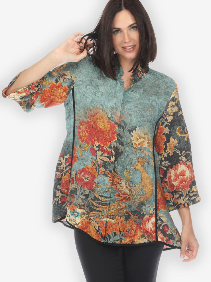 Flower Land Tummy Tuck Shirt