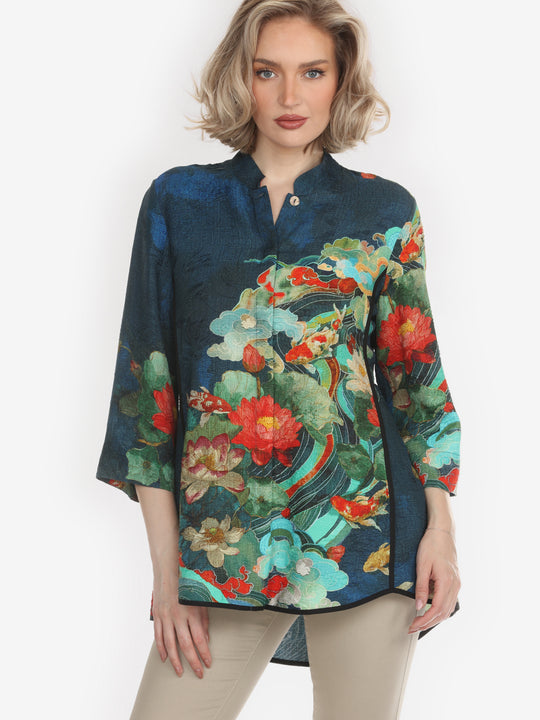 Lotus in Paradise Tummy Tuck Shirt