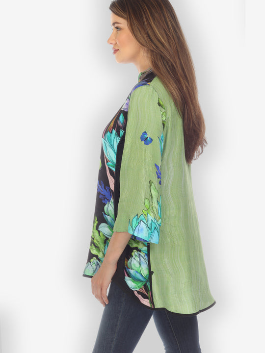 Lotus Sunny Breeze Silk Tummy Tuck Blouse