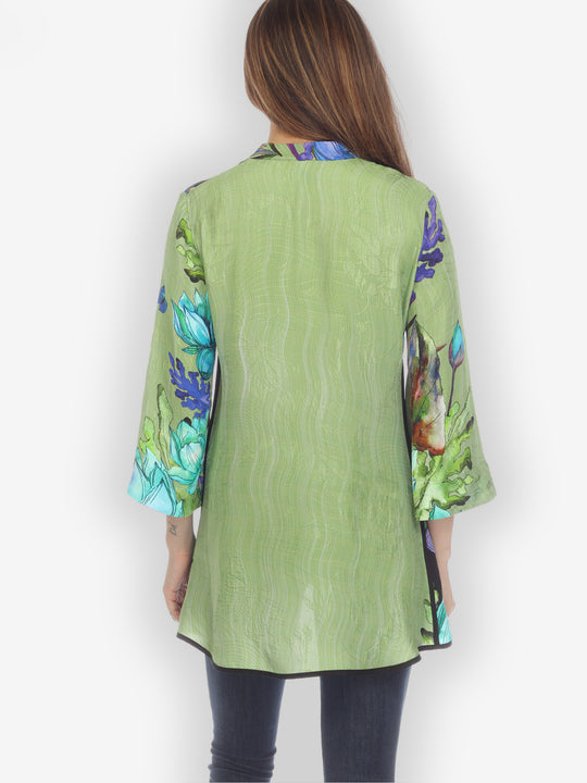 Lotus Sunny Breeze Silk Tummy Tuck Blouse