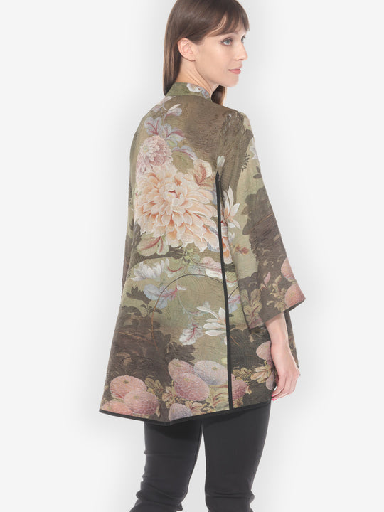 Mums in Woodland Silk Tummy Tuck Shirt