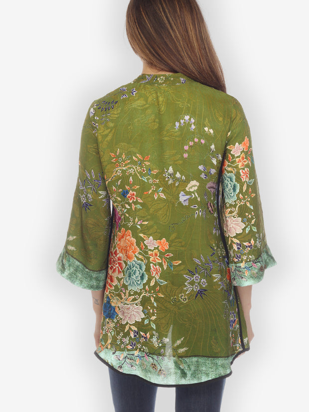 Queenly Radiant Charm Silk Shirt