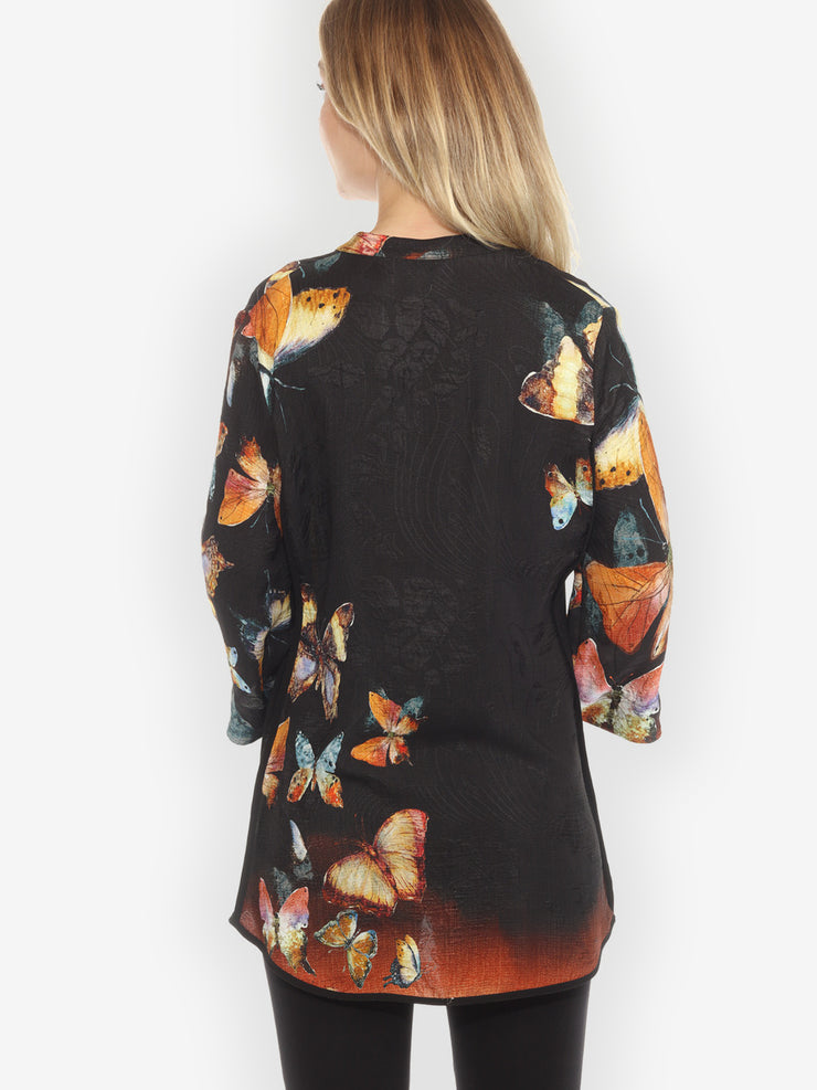 Vintage Butterfly Tummy Tuck Shirt