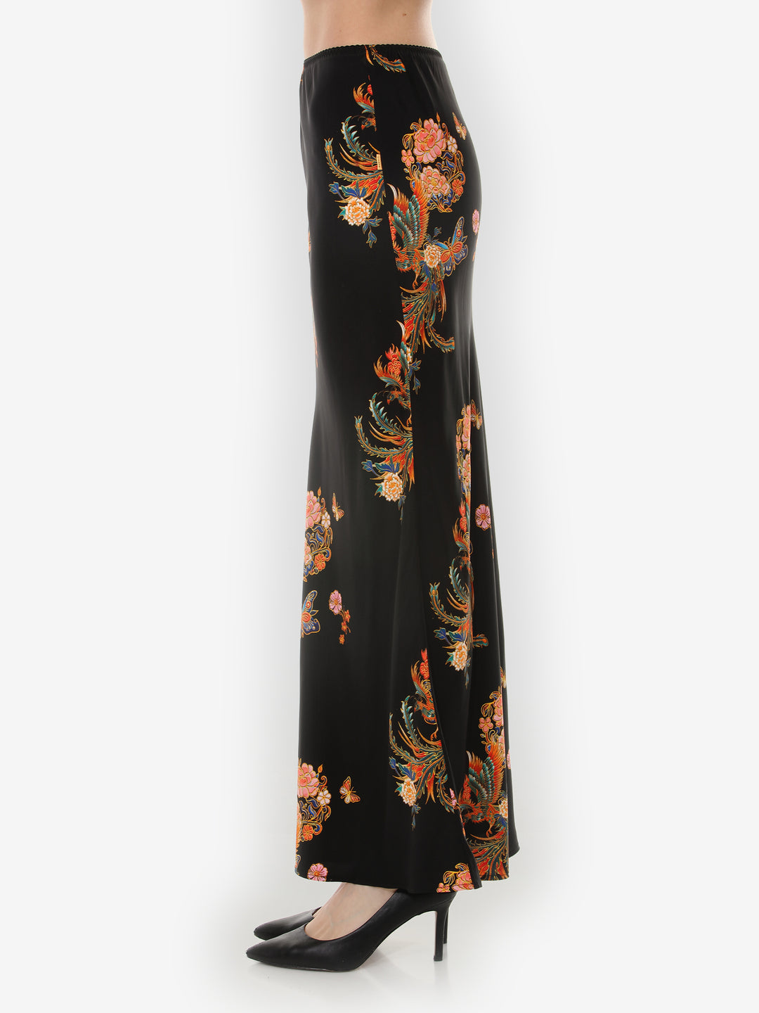 Butterfly Flowers Phoenix Pull on Skirt