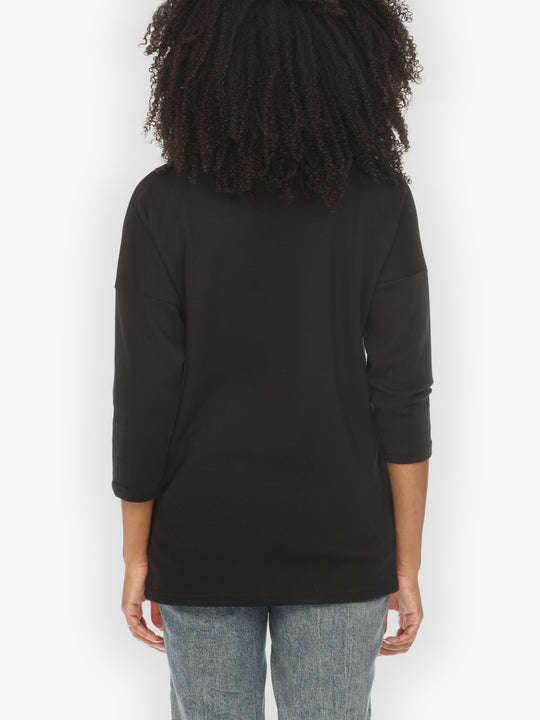 Flamingo Flower Print Pullover