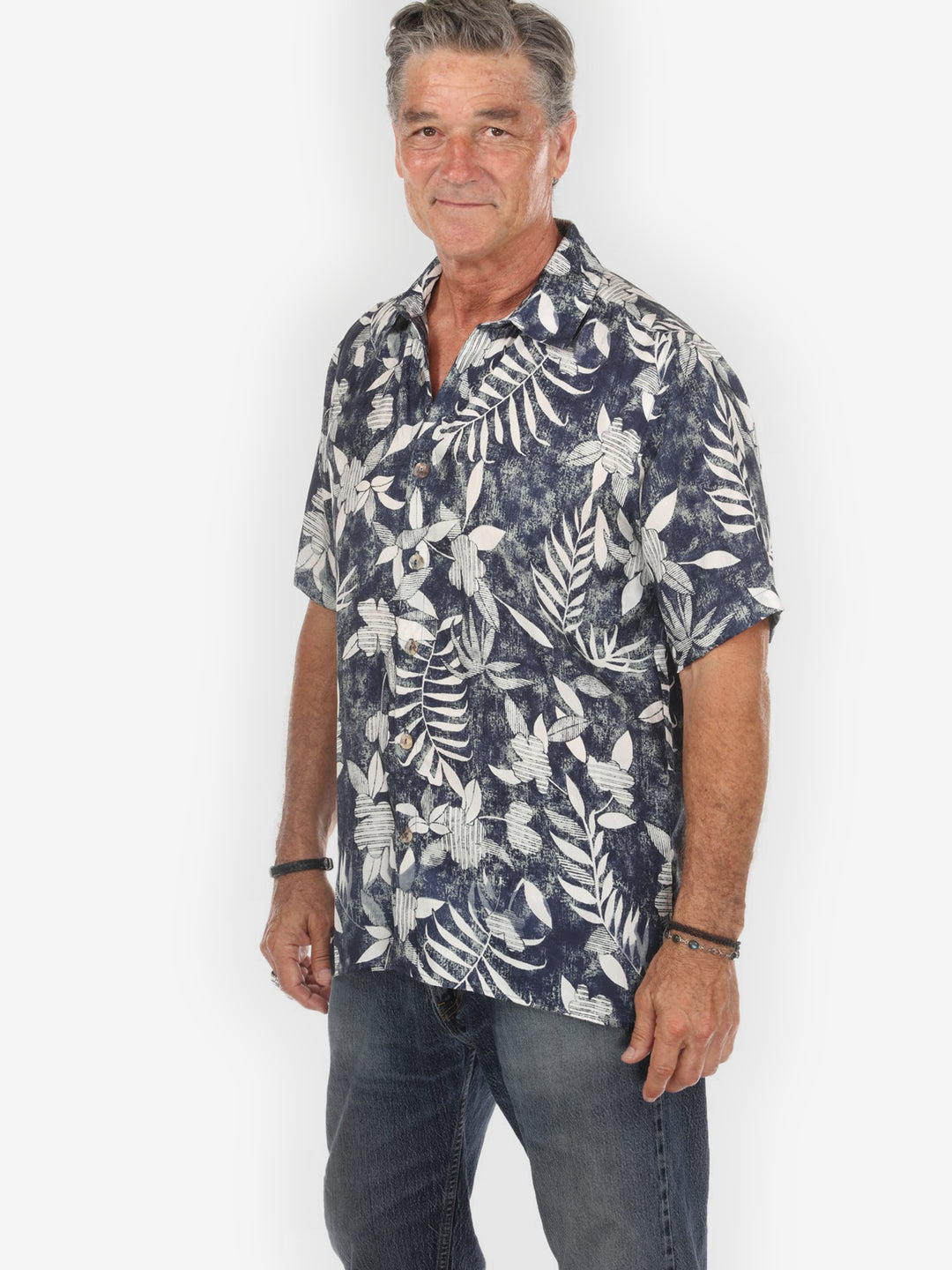 Botanical Tropical Leaves Men’s Shirt