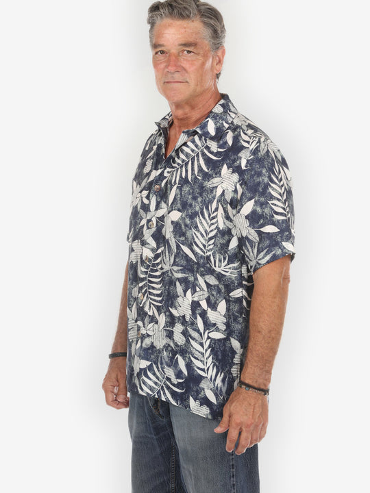 Botanical Tropical Leaves Men’s Shirt
