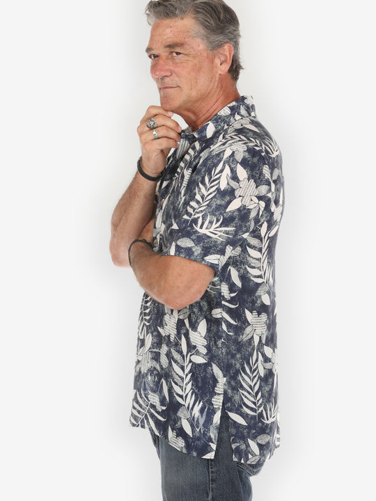 Botanical Tropical Leaves Men’s Shirt