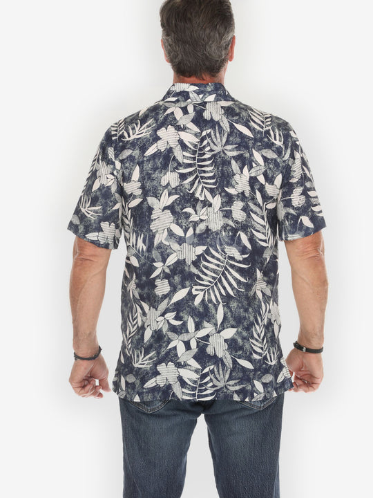 Botanical Tropical Leaves Men’s Shirt