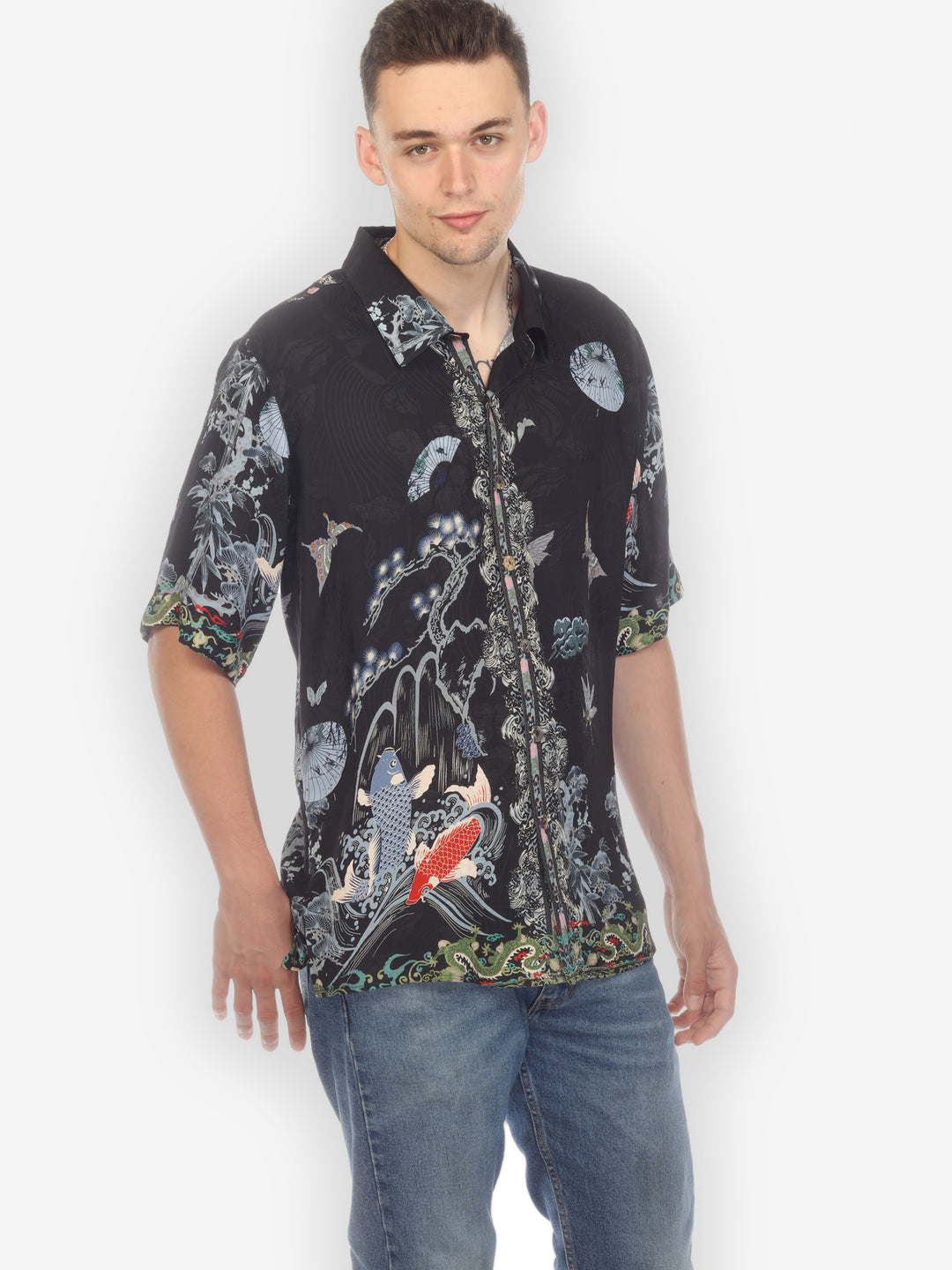 Koi Dragon Bamboo Men&